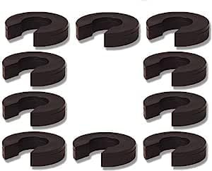 TRACER Limiteur de débattement à Ressort Stick-it 12mm Lot de 10, empêche Le Corps de heurter Les Roues