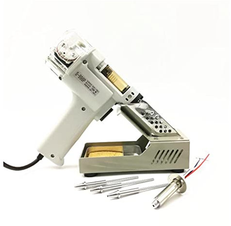 Pistola de absorción eléctrica de estaño de succión automática S-998P Pistola desoldadora de doble bomba de vacío eléctrica 100W Fácil de usar para profesionales y principiantes (Color : B, Size : T