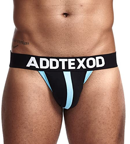 Casey Kevin Jockstrap Hombre Deportivo Suspensorio Tanga Sexy con Tiro Bajo Calzoncillos Elástica Ropa Interior Gay