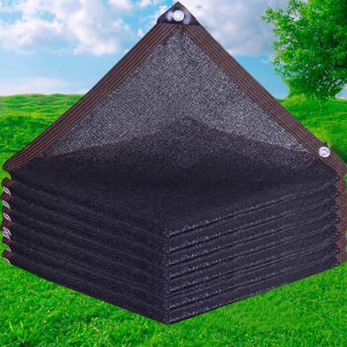 Beschattungsnetz für Balkonpflanzen,Beschattungsnetz für Gemüse,schwarz,Beschattung für Hühnerstall,Sonnensegel für Gartenpflanzen,Sonnenschutznetz.90% Sonnenschutztuch,Terrassenüberdachung,Schattenne