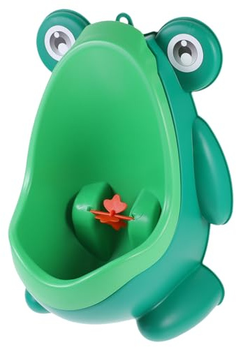 Beaupretty Pot Urinoir Garçon Dessin Animé Grenouille, Urinoir D'entraînement Mural En Pp Vert, Portable, Pour Bébé Garçon, Éducatif,