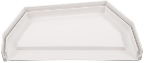 Alipis Tappo Terminale per Grondaia Pvc, Accessorio Pluviale Bifacciale Anti-perdita per Drenaggio Interno, Copertura Terminale Grande da 200mm, Installazione Semplice,