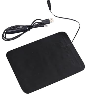 Heizkissen Pflanzen - Heizmatte Mit Thermostat Wasserdichte Sämling Wärmematte, Wasserdichtes 8.5W Pflanzenheizkissen Aus PVC Leder, 3 Temperatureinstellungen, USB Heizmatte Für Pflanzen Für Sämlinge
