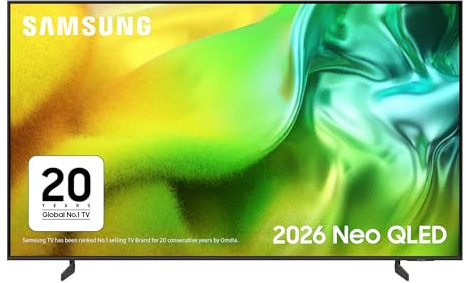 Samsung Smart TV QN1EH 55-Inch, Neo QLED 4K, Glare-Free, NQ HDR, Motion Xcelerator, Object Tracking Sound Lite with Gaming Hub and Vision AI Companion, & Alexa Built-in [2026]