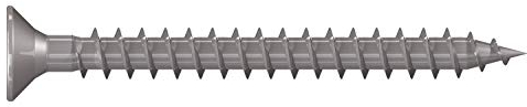 Reiser 4539 Spanplatten-Schrauben TORX, V2A, 3,5x25mm schichtet,mit TZD-Sternantrieb, Flachkopf