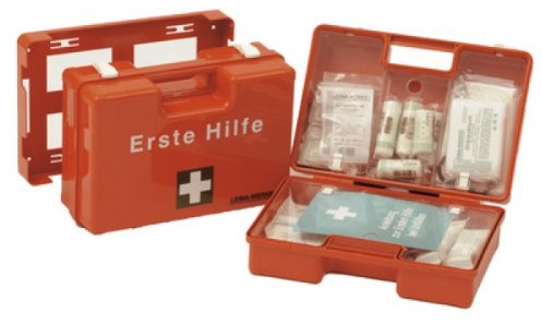 LEINA Erste-Hilfe-Koffer MAXI, Inhalt DIN 13169, orange