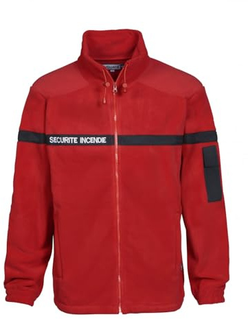 Blouson polaire Sécurité Incendie rouge Cityguard