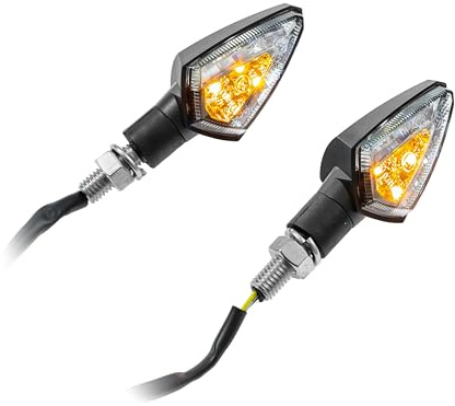 LED-Blinker Zenit mit Standlichtkombination getönt Universal Motorrad M8 E-geprüft