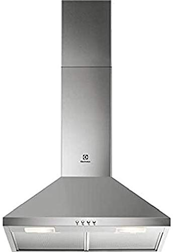 Electrolux LFC316X cappa 420 m3/h montata a parete in acciaio inossidabile D – cappa (420 m3/h, conduto/ricircolo, E, C, 66 dB)