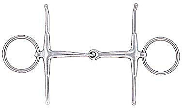 Lorina Schenkeltrense einfach gebrochen (5in / 125mm) (Silber)