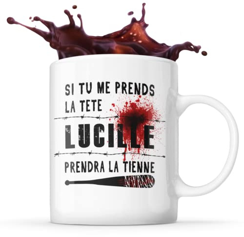 Tazza Lucille Batte Baseball Negan, colore: bianco