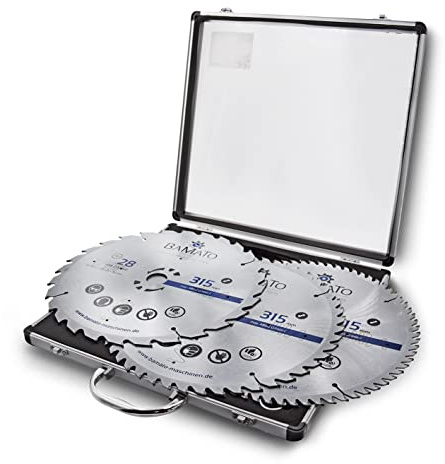 BAMATO SBS315SET | 3-tlg HM-Kreissägeblattset, Sägeblattdurchmesser 315 mm