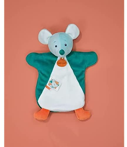 BABY NAT' - Handpuppe Maus grün – BN0747 Multicolor