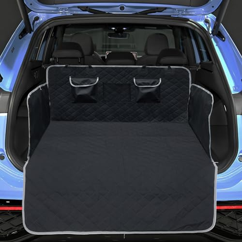 Honarry Protection Coffre de Voiture, Imperméable Antidérapant Couverture Universelle pour Coffre de Voiture Tapis de Protection du Tronc idéal avec pour Camion de SUV 180 x 103CM, Noir