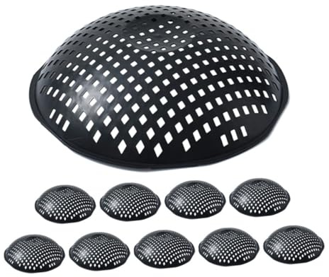 KONTONTY 10piezas Rejilla De Malla para Macetas Almohadilla De Drenaje para Bonsáis Tapas De Malla para Fondo De Macetas Filtro para Suelo De Jardinería Previene La Fuga De Tierra y