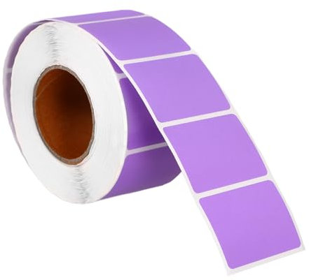 VILLCASE Thermoetiketten Farbige Selbstklebende Etiketten Seidenglanz Wasserfest Bedruckbar Stickerpapier Für Etikettendrucker Vielseitig Verwendbar Für Namen Flaschen Preise