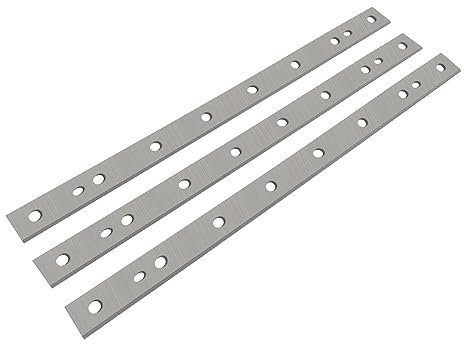 MNUPL Reemplazo de Cuchillas cepilladoras DW7342 de 12,5 Pulgadas, for Cuchillo cepillador de Madera DW734 for carpintería - Juego DE 3