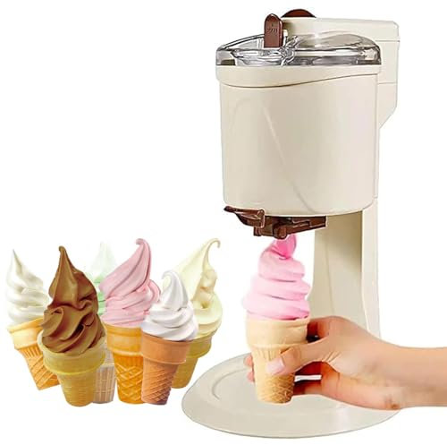 GLDWEY Máquina para Hacer Helados De Servicio Suave De 220 V, Máquinas para Hacer Helados para El Hogar, Máquina Automática para Hacer Sorbetes De Yogur Congelado, Máquina para Hacer Helados