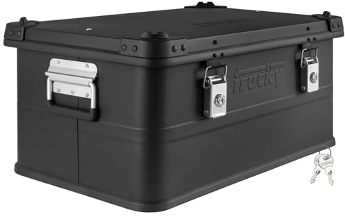 Trucky Aluminium Box mit Deckel Kiste Transportbox Box Aufbewahrungsbox