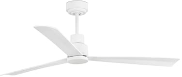 Faro Nassau Ventilateur de plafond moyen à 3 pales, blanc mat, système Wiz Smart