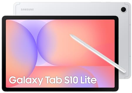 Samsung Galaxy Tab S10 Lite, AI Tablet, 6GB Memory, 256GB Storage, 10.9 90Hz display, S Pen Included, Long Battery Life, Silver, 3 Year Extended Warranty (UK Version)