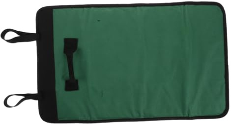 HONITANO Bolsa Enrollable para Chef Verde Resistente con Múltiples y Gran Capacidad Maletín Portátil para Almacenamiento y Transporte de de Cocina