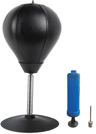 Pelota rápida para Boxeo Saco de Boxeo Escritorio con Ventosa, Saco Mesa, Pelota Tress Buster