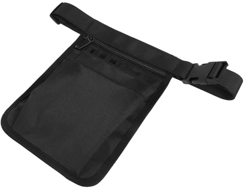 Friseur Werkzeugtasche aus Nylon mit Mehreren Fächern, Schwarz | Friseursalon Scherentasche, Organizer für Haarwerkzeuge, Robuste Ausführung mit Mehreren Taschen für Zubehör