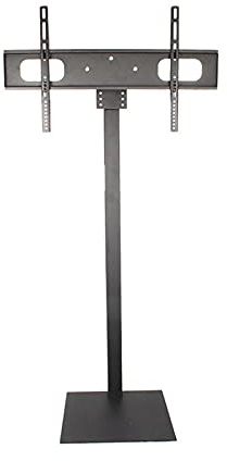 Supporto TV regolabile per schermo LCD da 32 a 55 pollici, inclinabile e girevole, altezza regolabile, design salvaspazio, facile installazione, compatibile con la maggior parte dei televisori