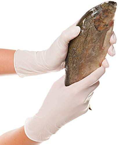 FRANZ MENSCH Hygonorm Nitrilhandschuhe Allfood Safe, weiß, Gr. 7/S | puderfrei, 250 Stück, Einmalhandschuhe latexfrei, Einweghandschuhe lebensmittelsicher