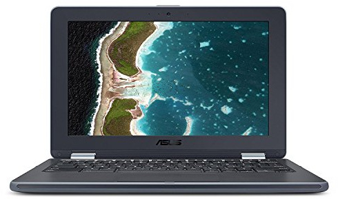 ASUS Chromebook Flip C213SA-YS02 11.6 inch Ruggedized & Spill Proof, Touchscreen, Intel Dual-Core Apollo Lake N3350 , 4GB DDR4 RAM, 32GB Flash Storage, USB Type-C, Supports Android Apps