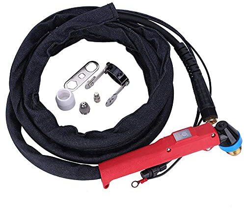 Inverter Plasma Cutter Gun Machine 4 Meters 13 Feet Cable 80A P80 Cutting Torch Plasma Cutting Torch for Air Cooled Plasma Cutting Machine