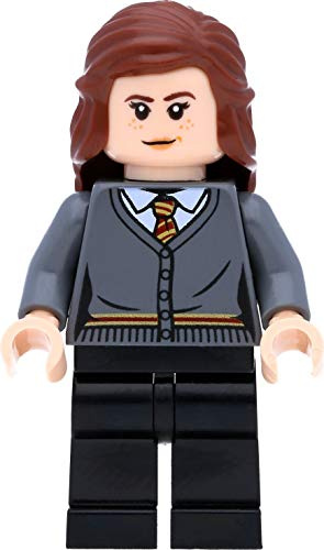 LEGO Harry Potter Mini figurine Hermione Granger dans le Gryffondor Cardigan avec baguettes magiques