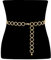 JasGood Taillenkette aus Metall für Damen Silber Einstellbar Body Link Gürtel Mode Taillen Gürtel für Jeanskleider, 110cm(Passt Taille unter 95cm)