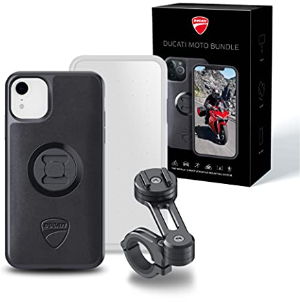SP CONNECT Handyhalterung Motorrad | Wasserdichter Handyhalter für Ducati Motorrad Bike Roller | Zubehör für alle Smartphone Handys wie iPhone Samsung | Gadget Halterung für Navi Phone Holder…