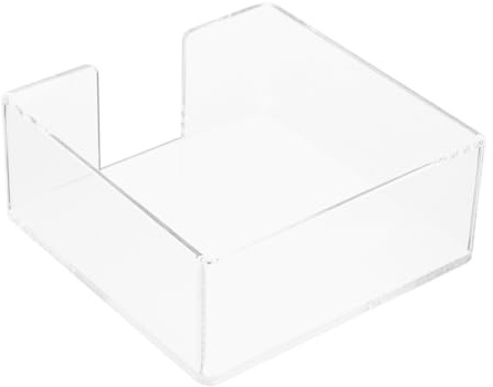 DOITOOL Acryl Taschentuchbox Transparente - Moderner Serviettenhalter für Tisch & Küche - Hochwertiger Taschentuch Spender - Platzsparende Papiertücher Aufbewahrung für Büro, Restaurant & Zuhause