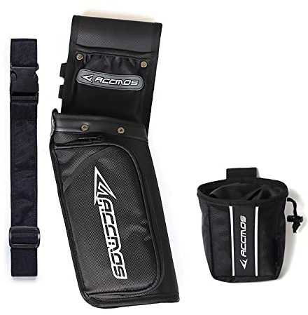 ACCMOS Bogenschießen Köcher Release Aid Bag Universal Pfeil Tasche Pfeilauslöser Tasche, für Recurve Bogen Compound Bogen Jagd & Schießtraining Werkzeug Aufbewahrungstasche