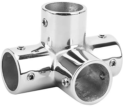 25mm Hand Rail Fitting 4-Way Hand Rail Fitting Handrail Brackets Handrail Hardware Handrail Connectors Handrail End Caps Handrail Flanges