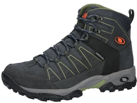 Brütting Mount Pinos High Unisex Jogging Shoes - Vuxen, Anthrazit Grün Orange, 45 EU