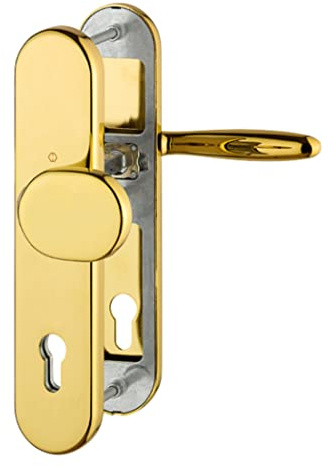 Hoppe Schutzbeschlag Verona PZ Messing Wechsel/-Schutzgarnitur 10/92mm ES1 Griff