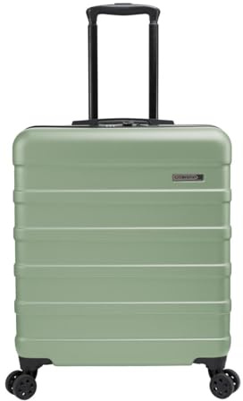 Cabin Max Anode 56x45x25 cm Carry On Hand Luggage Suitcase - Lightweight, Hard Shell, 4 Wheels, Combination Lock Suitable for Jet 2, BA, Easyjet (56L Bodo, 56 x 45 x 25 cm)