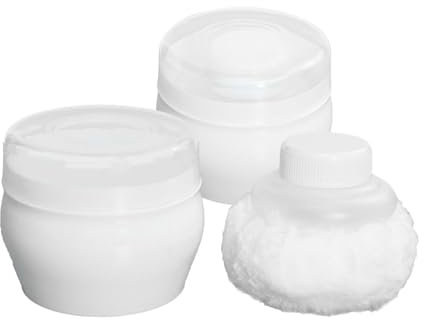 MERRYHAPY 2sätze Puderquaste Mit Griff Für Babypuder Und Körperpuder Plüschquaste Zum Auftragen Von Talkumpuder Für Shower