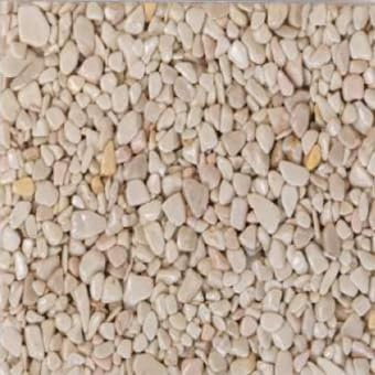 Steinteppich/Marmorgranulat Aussenbereich 25 kg für 2 m² + M200 Bindemittel AUSSEN 1-4mm (Beige)