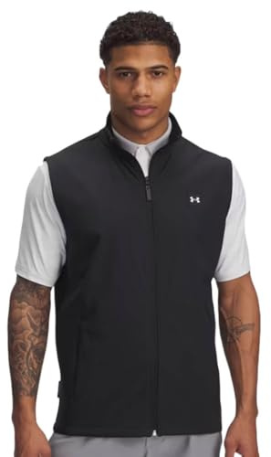 Under Armour Drive Pro Storm Hyb Chaleco para golf Hombre, Negro, M