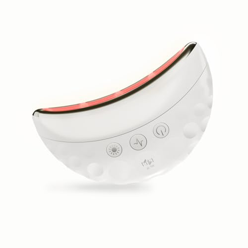 Ms.W Gua Sha - Outil de sculpture du visage électrique avec masseur chauffant, vibrant et lumière rouge - Outil de massage facial Guasha pour double menton, contour et raffermissement