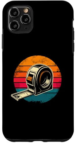 Maßband – Vintage Tischler Handwerker Werkzeug DIY Liebhaber Hülle für iPhone 11 Pro Max