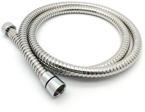 Xcel Home™ Manguera de ducha de 1,2 m | Repuesto de acero inoxidable flexible a prueba de fugas con conector sólido