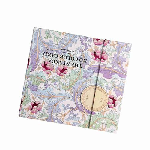 Oceanside 120 Colors Nail Color Card, Reusable Nail Color Chart with Magnetic Closure, Nail Polish Color Card for Salon & Home