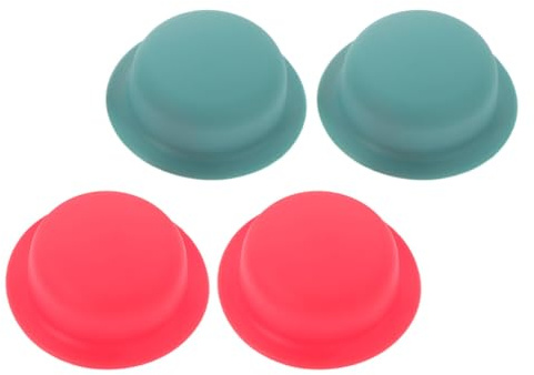 ROMISBABA 4 pièces Lot de Boutons de Couvercle Silicone Antibrûlure Résistants Haute Température Poignées pour Couvercles de Casseroles Fonte et Cocottes Accessoires Pratiques pour Cuisine