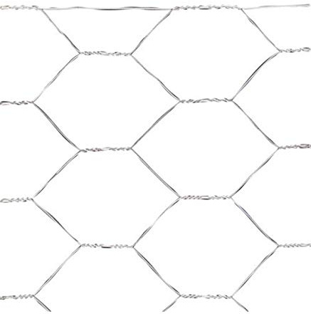 Saturnia 1170975 Enrejado Triple Torsion 31/80 cm, Rollo 50 m, Uso domestico, Metalizado, 82x13x13 cm